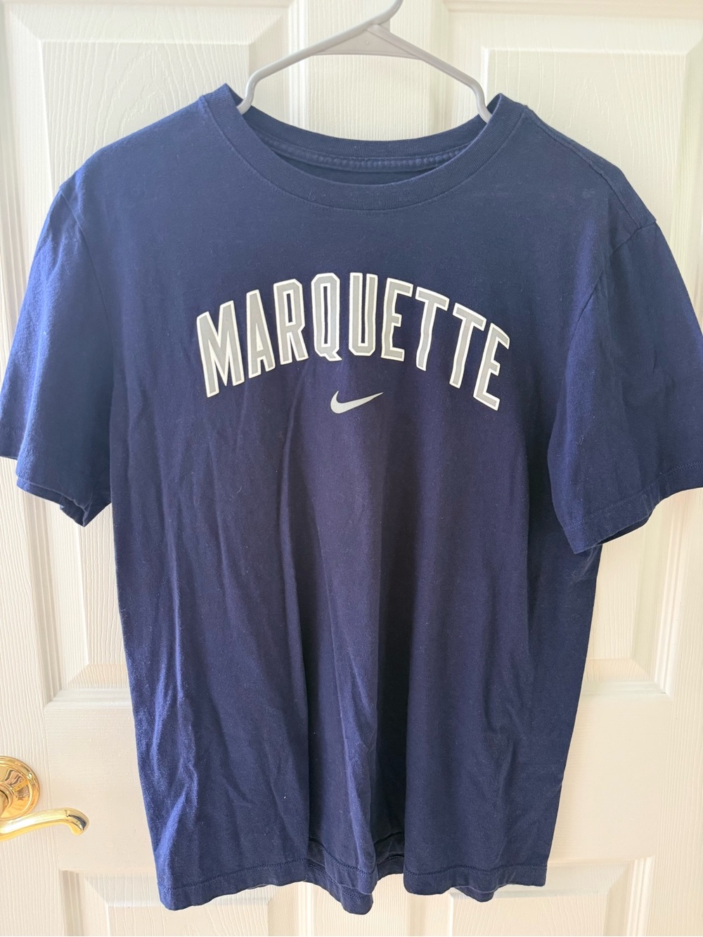 Nike Navy Marquette Short-Sleeve Graphic Tee